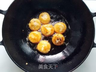 蜜豆山药饼的做法步骤:10