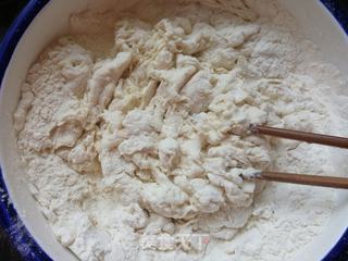 槐花杏鲍菇蛋饺的做法步骤:2