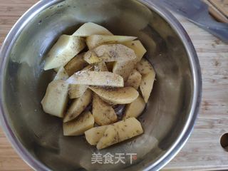 烤薯角的做法步骤:3