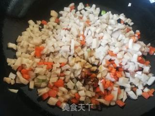 槐花杏鲍菇蛋饺的做法步骤:9