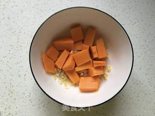南瓜小米糊的做法步骤:3