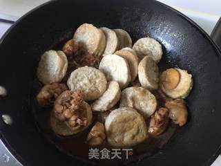 红烧鸡块素鸡的做法步骤:8