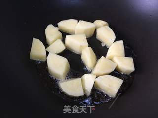 香菇鸡丁焖饭的做法步骤:7