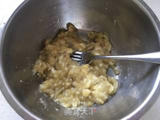 香蕉糯米饼的做法步骤:3