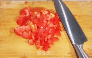 番茄鸡蛋炒饭的做法步骤:4