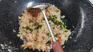 番茄鸡蛋炒饭的做法步骤:15