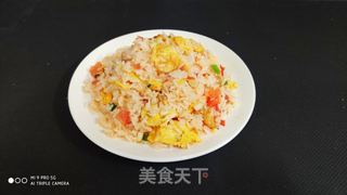 番茄鸡蛋炒饭的做法步骤:16