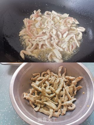 京酱肉丝的做法步骤:4