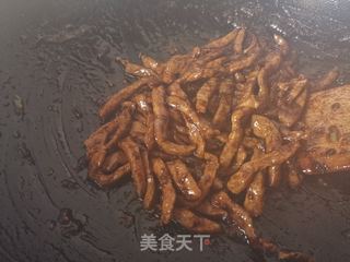 京酱肉丝的做法步骤:7