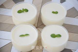豆乳布丁的做法步骤:7