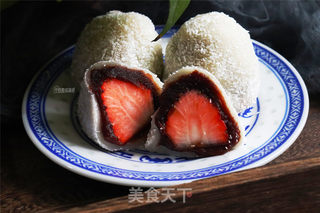 草莓大福的做法步骤:7