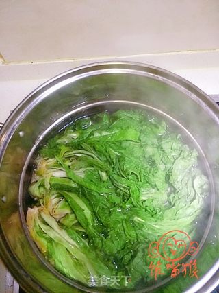 干白菜炖粉条的做法步骤:2