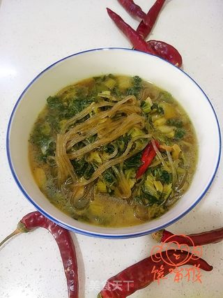 干白菜炖粉条的做法步骤:15