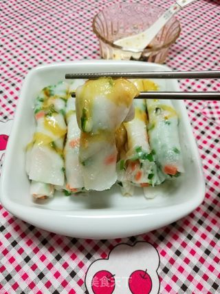 快手肠粉的做法步骤:10