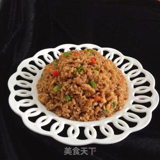 鸡蛋酱油炒饭的做法步骤：10