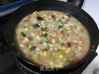 葛粉蔬菜羹的做法步骤：10