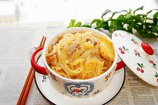 酸菜猪肉炖粉条冻豆腐的做法步骤:7