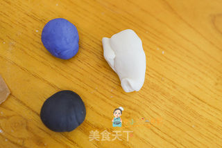 小黄人南瓜馒头的做法步骤:5