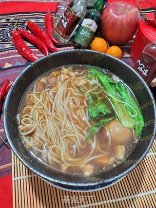 卤肉汤米粉的做法步骤:7