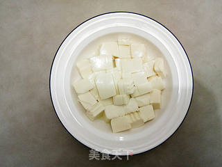 蟹柳蒸豆腐的做法步骤:3