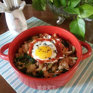 五彩食蔬拌饭的做法步骤:12
