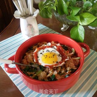 五彩食蔬拌饭的做法步骤:13