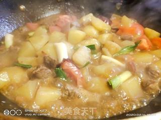 土豆炖牛腩的做法步骤:10