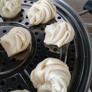 油盐花卷的做法步骤:7