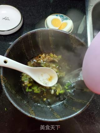 香葱鸡蛋面的做法步骤:6
