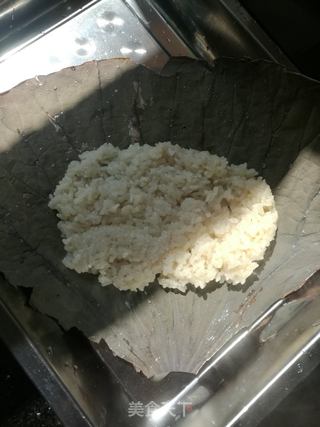 荷香糯米鸡的做法步骤:15