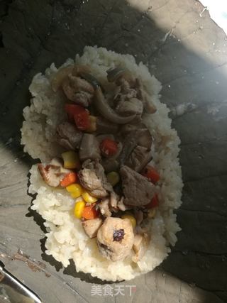 荷香糯米鸡的做法步骤:16