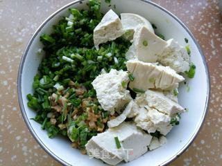 青菜豆腐麦饼的做法步骤:5