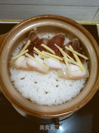 腊味煲仔饭的做法步骤:6