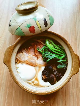腊味煲仔饭的做法步骤:11