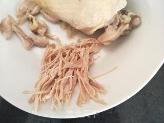 鸡丝馄饨的做法步骤:2