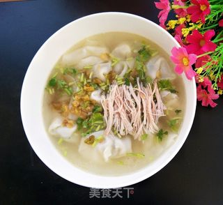 鸡丝馄饨的做法步骤:12