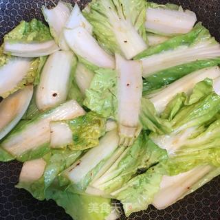 青菜老鸭汤面的做法步骤：2