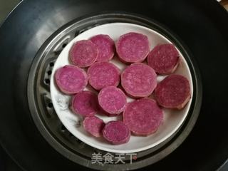 紫薯苹果牛奶糊的做法步骤:3
