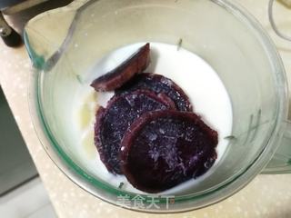 紫薯苹果牛奶糊的做法步骤:5