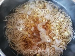 火腿生菜清汤烩面的做法步骤:8