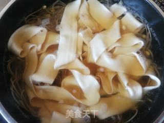 火腿生菜清汤烩面的做法步骤:9