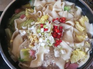 火腿生菜清汤烩面的做法步骤:12