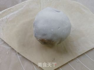 飞饼版肉松蛋黄酥的做法步骤:8