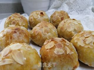 飞饼版肉松蛋黄酥的做法步骤:11