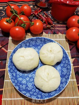 梅菜干卤肉包子的做法步骤:8