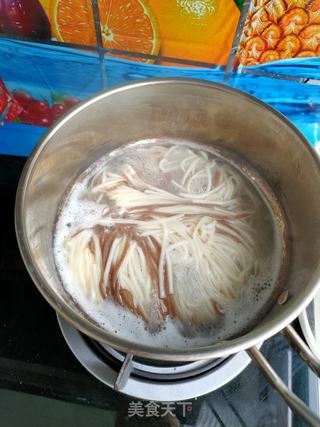 干香菇肉酱拌面的做法步骤:16