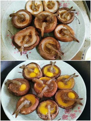 香菇虾扯蛋的做法步骤:5