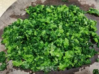 芥菜鸡蛋麦饼的做法步骤:2