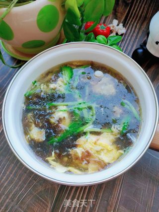 黄瓜紫菜蛋花汤的做法步骤：9