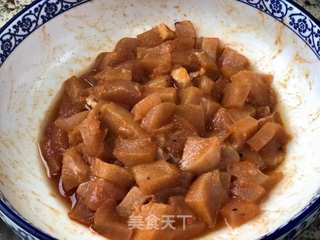 砂锅烤鸡米花的做法步骤:2